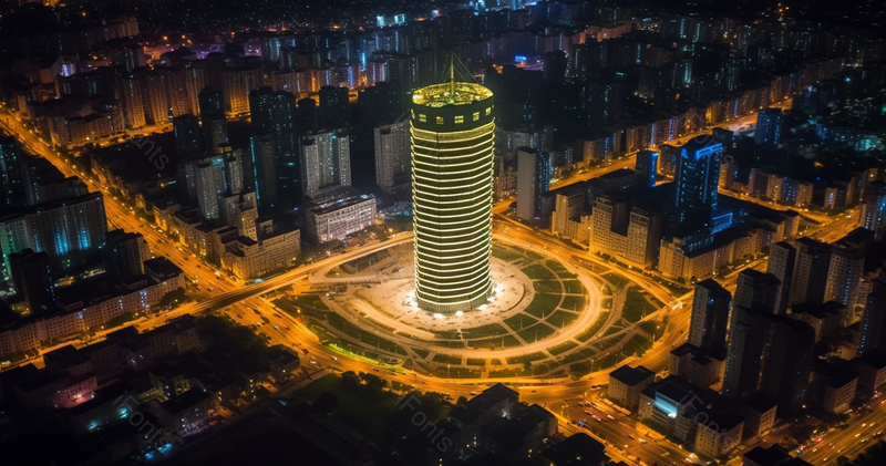 城市建筑CBD大都市夜景车水马路美景,高清,摄影图,摄影图片,图片大全,摄影图免费下载